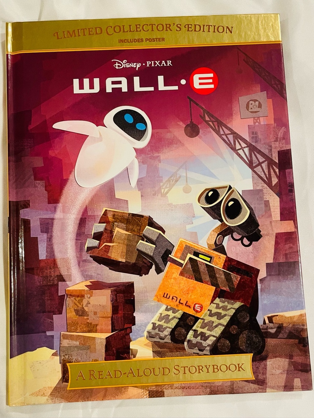 Disney Pixar Wall E Hardcover Book, Limited Edition Collector’s Edition 2008